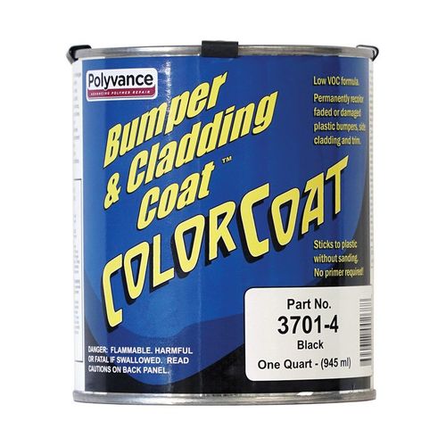 3700 Series Color Coat, 1 qt, Pourable Liquid, Black