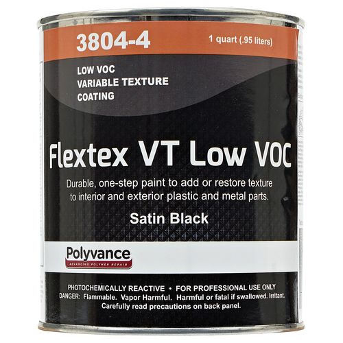 Variable Texture Coating, 1 qt, Black, Pourable Liquid