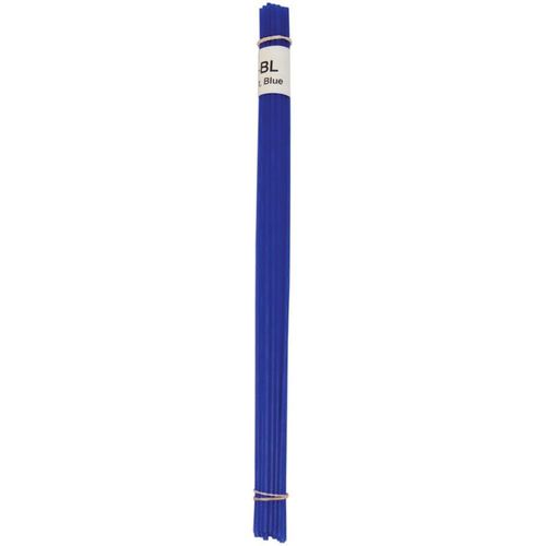 Welding Rod, 1/8 in Dia x 12 in L, Round, HDPE, Blue