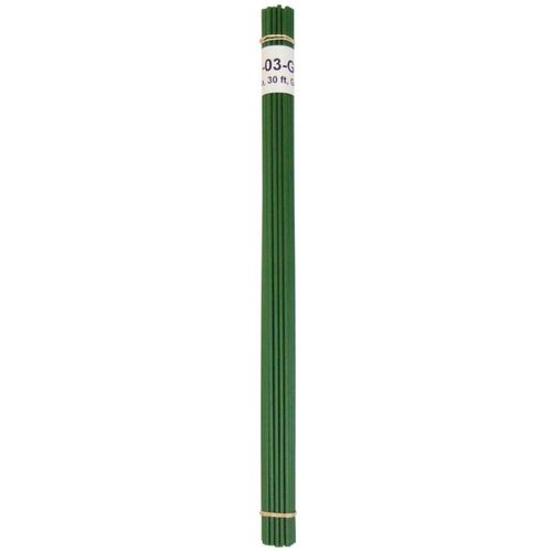 Welding Rod, 1/8 in Dia x 12 in L, Round, HDPE, Green