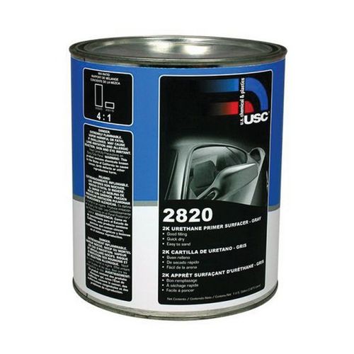 USC 2820-1 Urethane Primer Surfacer, 1 gal Can, Gray, 2 hr Curing
