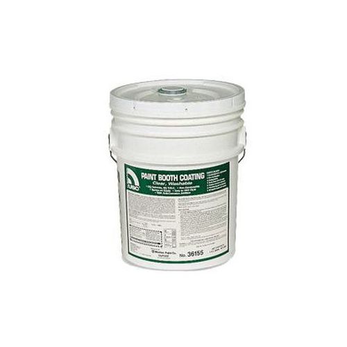 Paint Booth Coating, 5 gal Bucket, Clear