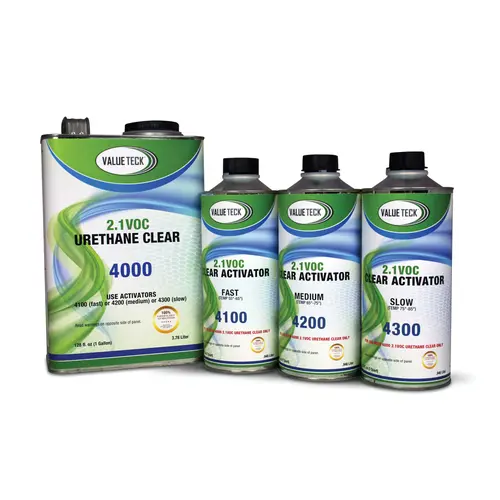 Value Teck VT-4000.G01 4000-1 Urethane Clear Coat, 4:1 Mixing
