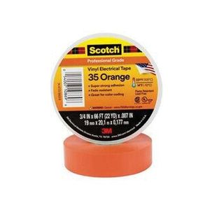 3M Scotch Professional Grade Vinyl Electrical Tape 35 - Orange