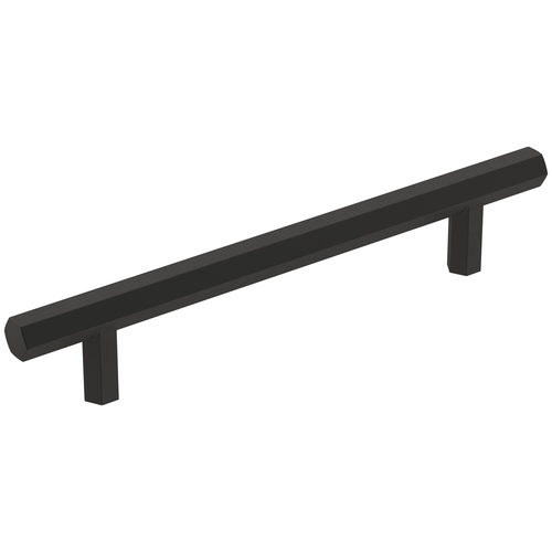 Caliber 5-1/16" Center to Center Cabinet Pull Matte Black Finish