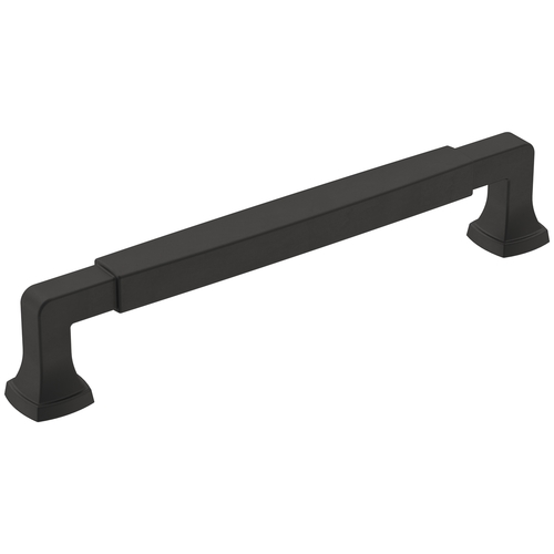 Stature 6-5/16" Center to Center Cabinet Pull Matte Black Finish