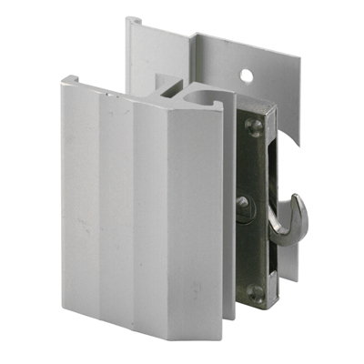 Sliding Screen Door Latch and Pull with 2-3/8" Screw Holes and Mortise Lock
