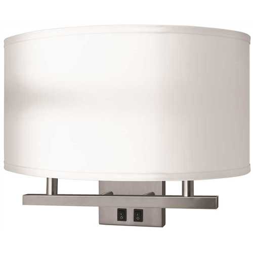 Startex STX-WL463 1L WALL LAMP BRUSH NICKEL - pack of 2