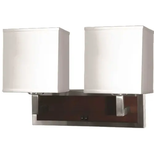 Startex STX-451WD 2L WALL LAMP DBL BN MAHOGANY - pack of 2