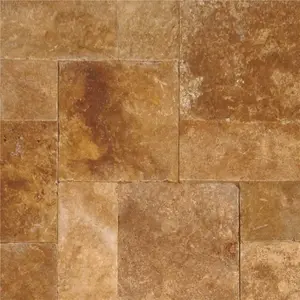 Riviera Travertine Tumbled Paver Kits (10-Kits/160 sq. ft. / pallet) Riviera Travertine Tumbled Paver Kits (10-Kits/160 sq. ft. / pallet)
