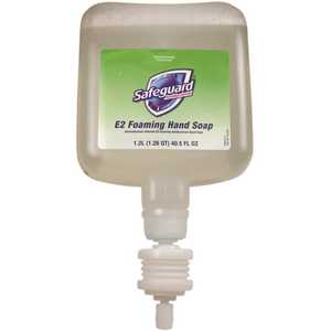 SAFEGUARD 003700047434 40.5 oz. E2 Antibacterial Foam Hand Soap Refill