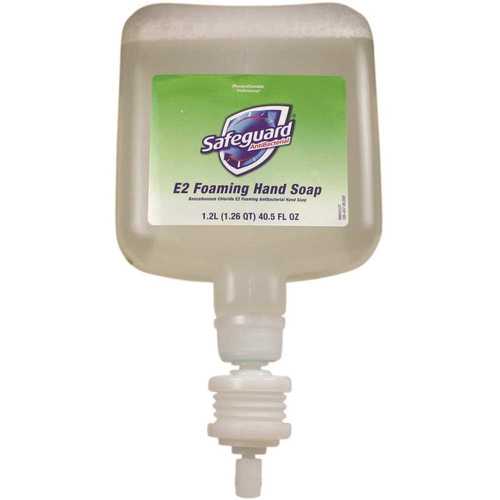 SAFEGUARD 003700047434 40.5 oz. E2 Antibacterial Foam Hand Soap Refill