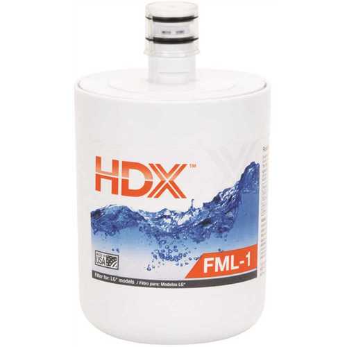 HDX 107011 FML-1 Premium Refrigerator Replacement Filter Fits LG LT500P - pack of 6