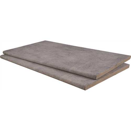 MS International, Inc LCOPNBETGRE1324 13 in. x 24 in. Beton Gray Porcelain Pool Coping (26-33 sq. ft./Pallet) - pack of 26