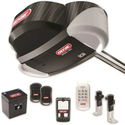 Genie 7055D-TKSV Signature Series 1-1/4 HPc Ultra-Quiet Belt Drive Garage Door Opener with Battery Backup