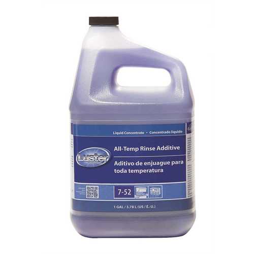 Luster 010789745912 Professional 1 Gal. Closed Loop All Temp Rinse Additive Liquid Concentrate Dishwasher