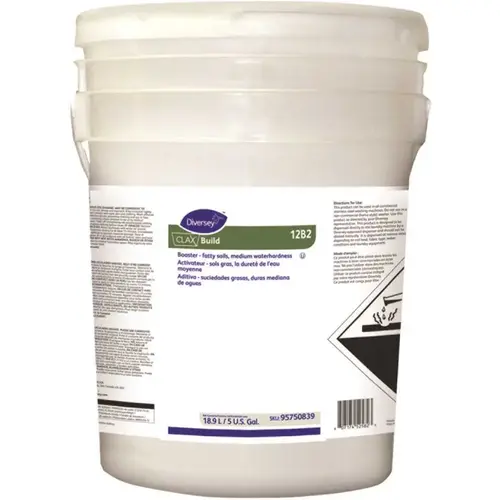 CLAX 95750839 Build 12B2 Alkali Builder And Booster (5 Gal.) Clear