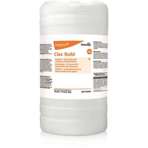 CLAX 95716454 15 Gal. Drum Build 12c1 Alkaline Builder Non-Phosphate