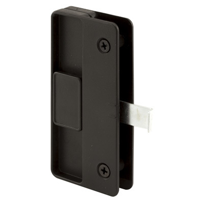 Black Sliding Screen Door Latch and Pull With 3" Screw Holes for Columbia-Matic Doors- Bulk