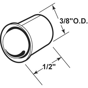 Crl M6072 Nickel Plated Shower Door Bullet Catch