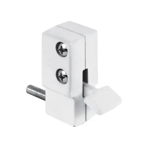 White "Step-On" Patio Door Lock