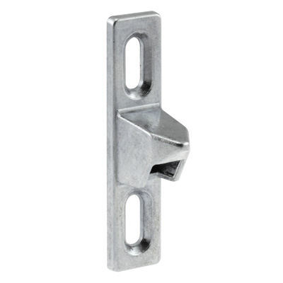 CRL E2082 Chrome 1/2" Wide Lock Keeper With 1-11/16" Screw Holes