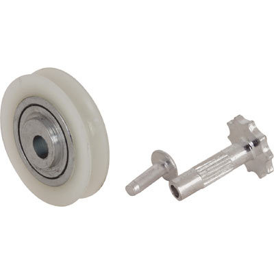 1-7/16" Diameter Nylon Ball Bearing Replacement Roller 5/16" Wide - Pair