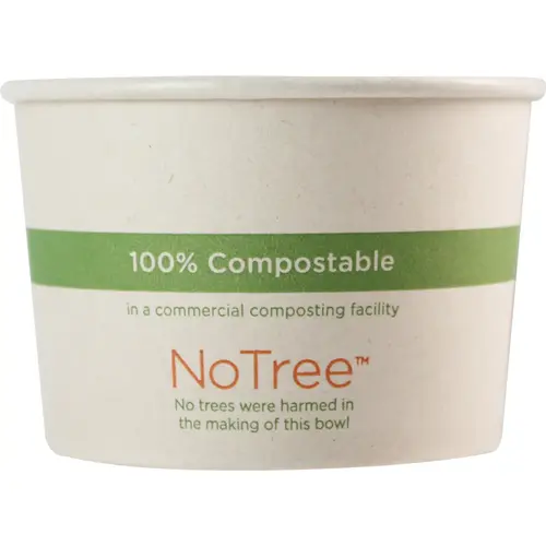 World Centric 100% Sugarcane 8 Ounce Paper Bowls, 50 Each
