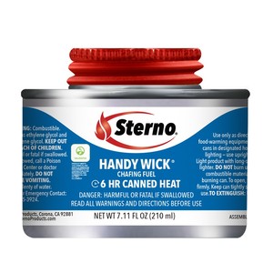 STERNO 10368 6 HOUR HANDY WICK TWIST CAP CHAFING FUEL