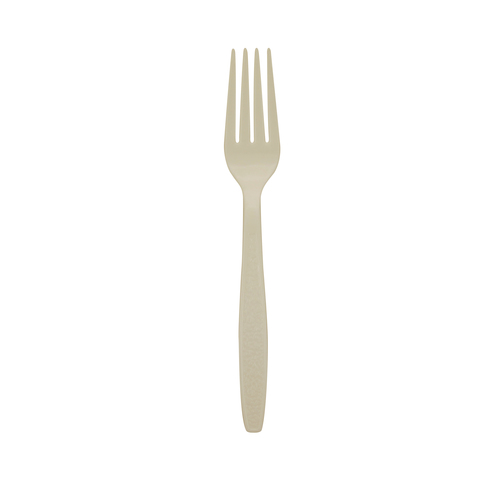 HEAVY WEIGHT POLYSTYRENE INDIVIDUALLY WRAPPED FORK ALMOND