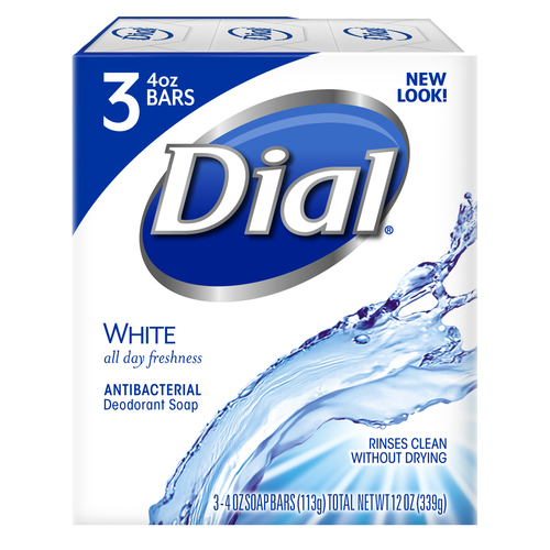 Dial Bar Soap White, 12 Ounces