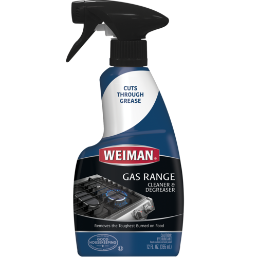 Weiman Products Gas Range Cleaner & Degreaser, 12 Fluid Ounces