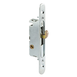 CRL E2164 1/2" Wide Round End Face Plate Mortise Lock with 45 Degree Keyway
