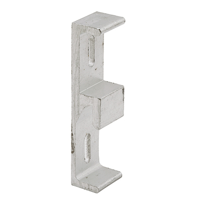 3/4" Wide Aluminum Lock Keeper with 1-3/4" Screw Holes