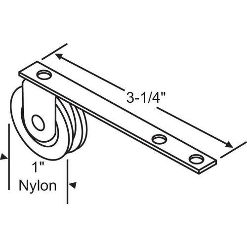 ROLLER ASSY W:STEEL WHEEL