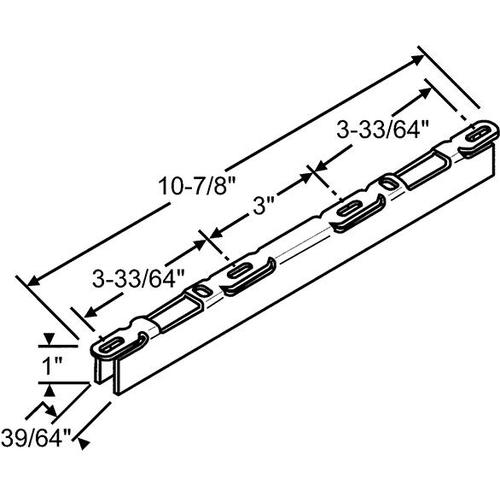 Dual Point Door Keeper 1in Tall