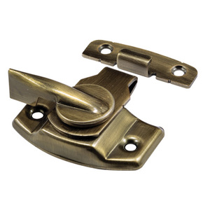 CRL F2566 Antique Brass Window Sash Lock with 1-7/8