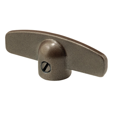 Bronze T-Crank Window Handle with 7/16" Spline Size for Marvin Windows - pack of 10