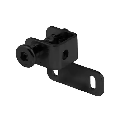Black Sliding Window "Push-Bolt" Lock