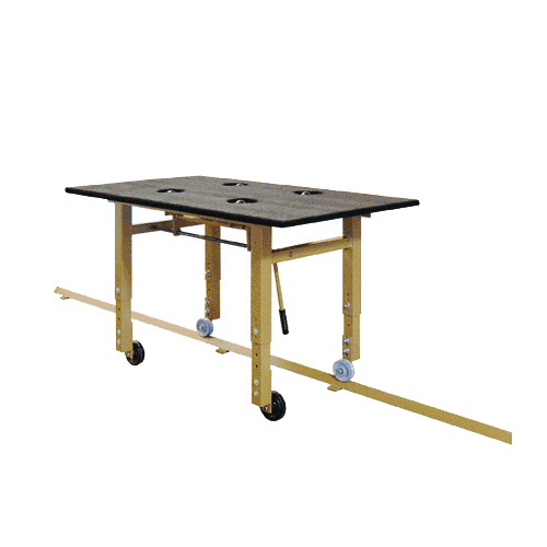 Perfect Score 1-MAN-TBLE Universal One-Man Moveable Glass Table