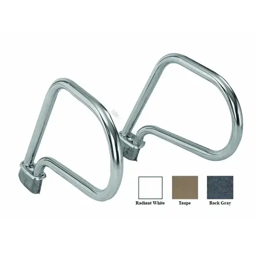 19" Stainless Steel Gibraltar Ring Handrail With Bronze Anchors