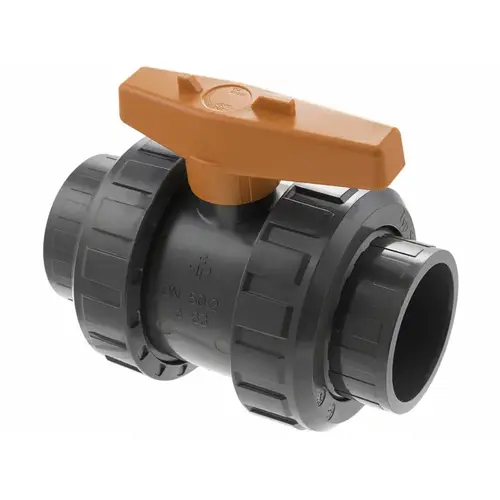 .5"fpt Pvc S6 Series True Union Ball Valve Gray