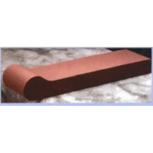 3 5/8" X 12 1/2" X 1 1/4" Seashell Safety Grip Brick Coping