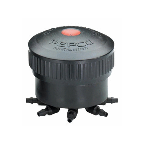 JAIN IRRIGATION-AQUARIUS 72500625 Black Octa-bubbler Flow Control Device 6.0 Gph 8 Per Pack