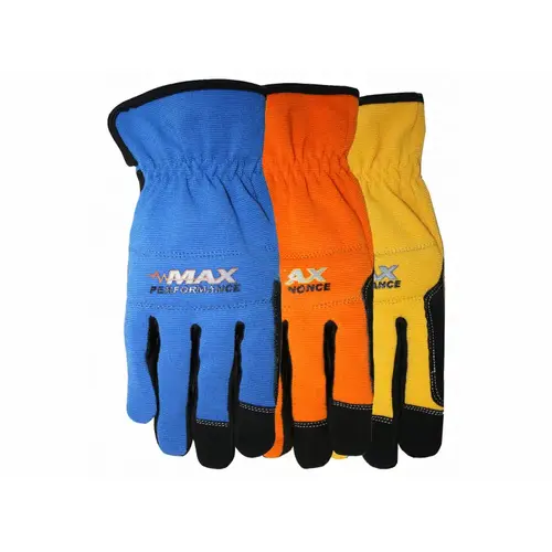 Midwest Gloves Lg Mens Spandex Bk Pad & Knuck