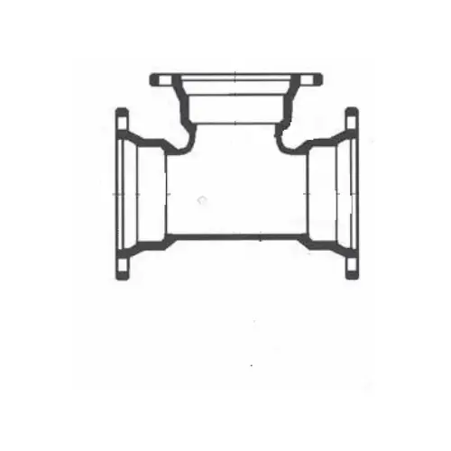 Sigma 4" Mech Joint T Duct W O Acc