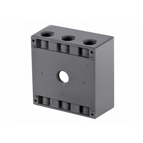 ORBIT INDUSTRIES INC 2B50-7 2-gang Box W/ 7 .5" Holes