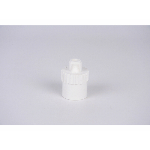 Dura Plastics Products Inc 436-075 .5" X 1" White Sch 40 Pvc Reducing Male Adapter Mipt X Slip