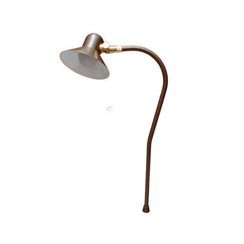 Weathered Brass Solaris Area Light No Lamp