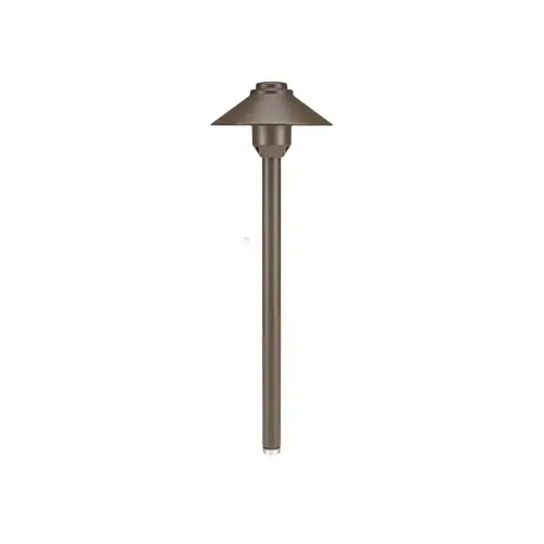 16"h X 1-7/8" Architectural Bronze Path Light With T3 Led Lamp 2.5w